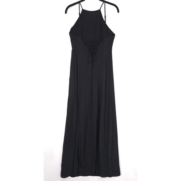NWT Privacy Please REVOLVE Size SMALL Orrin Maxi Dress Women’s Black Slit Sexy - Picture 5 of 13